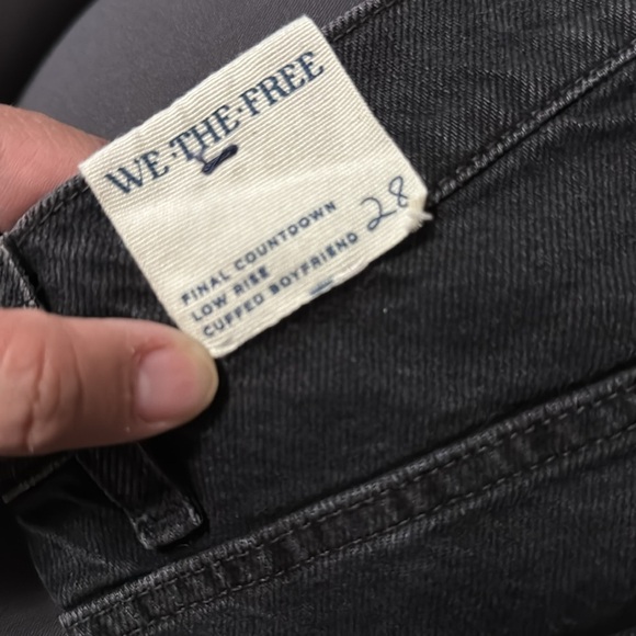We The Free Final Countdown Cuffed Low-Rise Jeans 28 - Picture 5 of 7